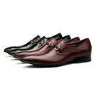 chaussure homme slip on, chaussure homme texturée, chaussure de ville élégante, chaussure formelle sans lacets, chaussure homme motif croco