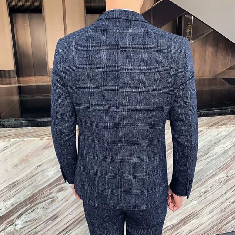 Costume Homme à Carreaux, Costume Homme Slim Fit, costume Carreaux vintage