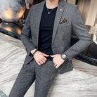Costume Homme à Carreaux, Costume Homme Slim Fit, costume Carreaux vintage