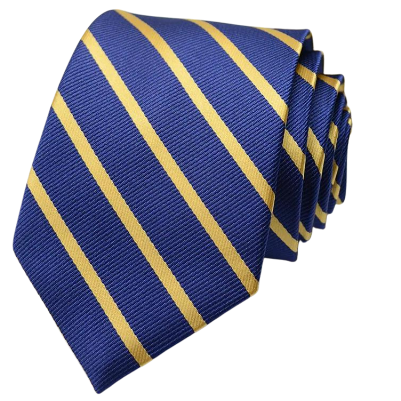 cravate rayée, cravate en polyester, cravate homme élégante, accessoire masculin de qualité, cravate classique