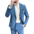 Costume masculino, costume masculino slim, Terno Masculino Slim, Terno Masculino Ciano