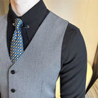 gilet homme uni, gilet homme slim, gilet homme formel, gilet homme élégant, veste sans manches homme