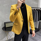 veste homme velours, veste homme style anglais, veste homme élégante, veste homme bouton unique, blazer homme toutes saisons