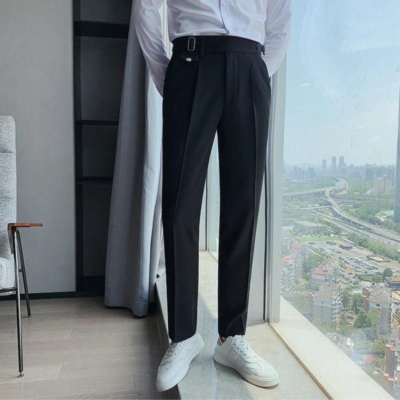 pantalon tailleur premium, pantalon homme slim, pantalon homme élégant, pantalon de costume, pantalon homme formel