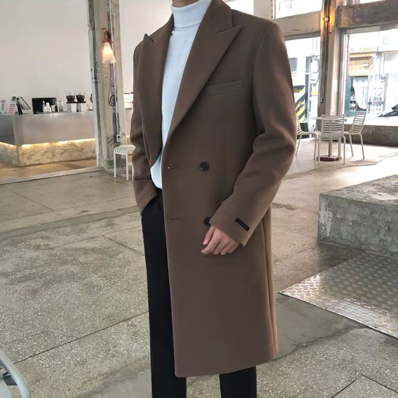 Manteau Homme Croisé, manteau croisé pour homme, manteau, pardessus pour homme, manteau long pour homme

