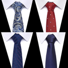 cravate imprimée en soie, cravate élégante, accessoire homme de luxe, cravate sophistiquée, cravate VanGise