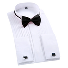 Chemise Élégante Homme, Chemise Smoking Homme, Chemise pour Smoking Homme, Chemise de Smoking Homme, Chemise Blanche de Cérémonie, Chemise
