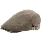béret homme côtelé, béret en coton et polyester, béret élégant homme, accessoire masculin contemporain, béret ajustable
