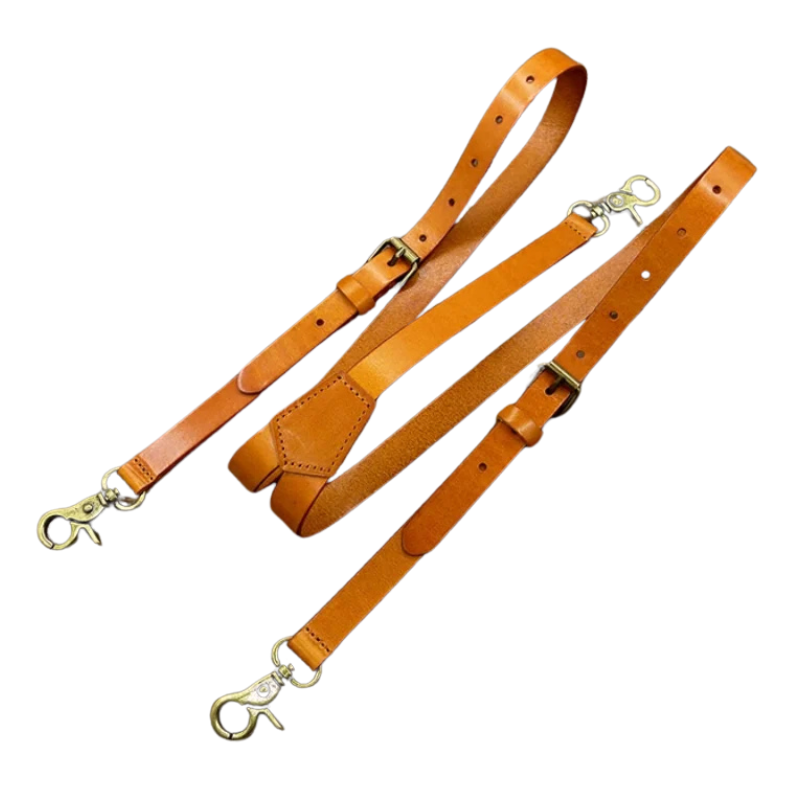 bretelles homme cuir, bretelles marron clair, accessoire élégant homme, bretelles cuir véritable, bretelles polyvalentes