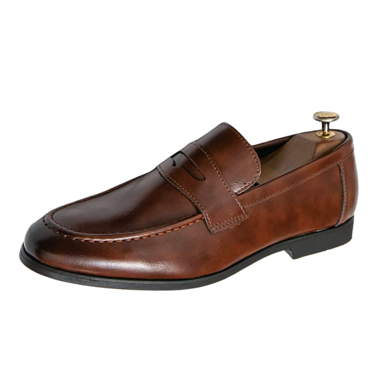 mocassin homme élégant, mocassin en cuir verni, chaussure casual chic, mocassin confortable, mocassin homme de luxe