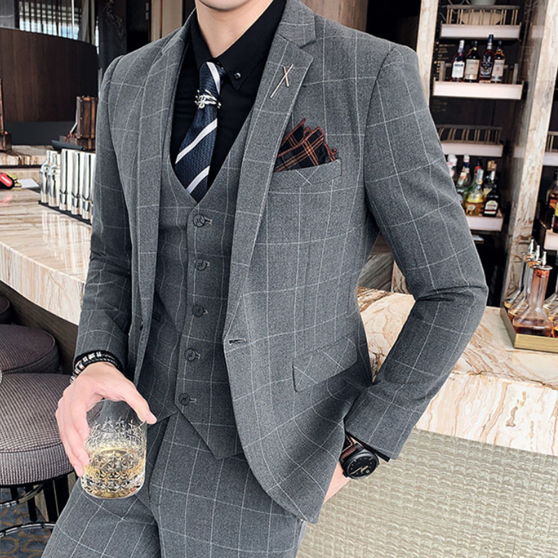 Costume Maximus, Costume Homme Complet, Costume Homme Carreaux, Costume Homme, Costume Carreaux, Costume