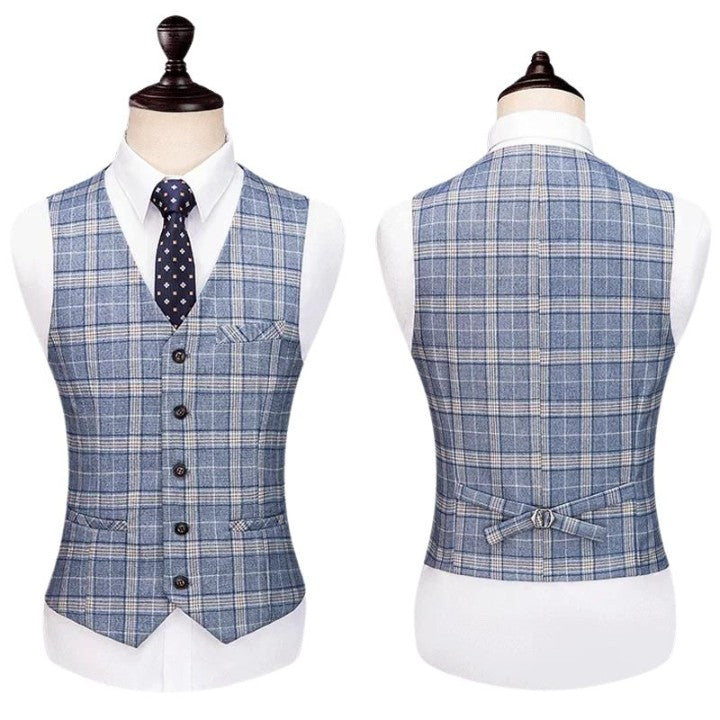Costume Homme à Carreaux, Costume Homme Slim Fit, Costume Homme Croisé, Costume Homme Bleu Clair, Costume Croisé, Costume 3 Pièces Slim Fit, Costume 3 Pièces