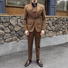 Costume Slim, Costume Homme Slim Fit, Costume Homme Complet, Costume Homme, Costume avec Gilet Croisé, Costume