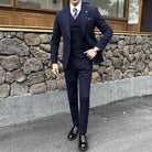 Costume Slim, Costume Homme Slim Fit, Costume Homme Complet, Costume Homme, Costume avec Gilet Croisé, Costume