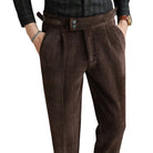 pantalon tailleur côtelé, pantalon homme élégant, pantalon homme texturé, pantalon de costume confortable, pantalon côtelé homme