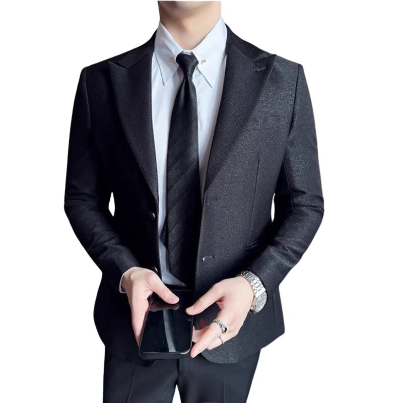 Blazer ajusté pour homme, Blazer homme coupe slim, Blazer homme Maximus, blazer homme, blazer à revers pointu
