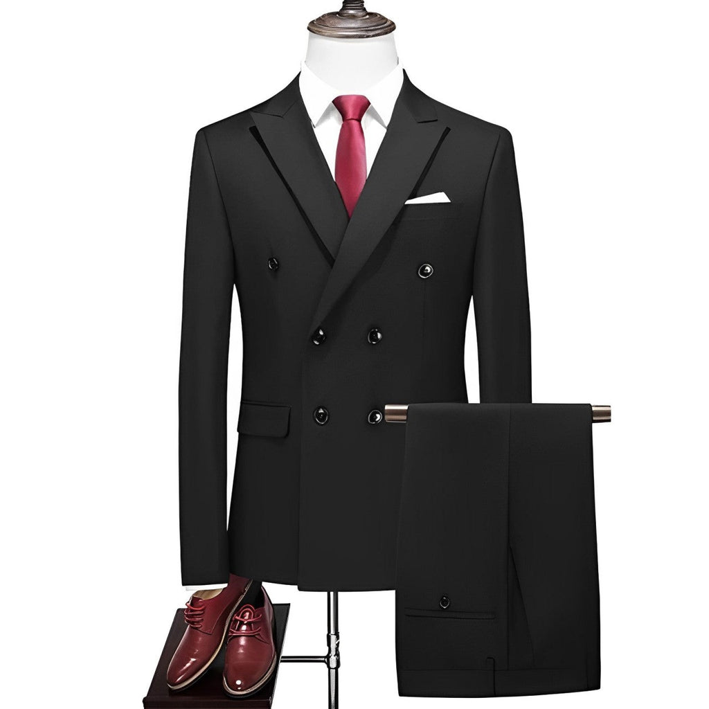 Costume Croisé Homme, Costume Homme Croisé Traditionnel, Costume Homme 6 boutons, Costume Homme, Veste Homme, Costume Homme Croisé