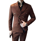 costume croisé homme, costume homme slim fit, costume texturé homme, costume homme moderne, costume mariage homme chic







