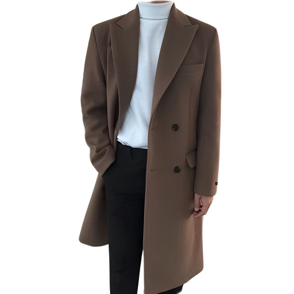 Manteau Homme Croisé, manteau croisé pour homme, manteau, pardessus pour homme, manteau long pour homme

