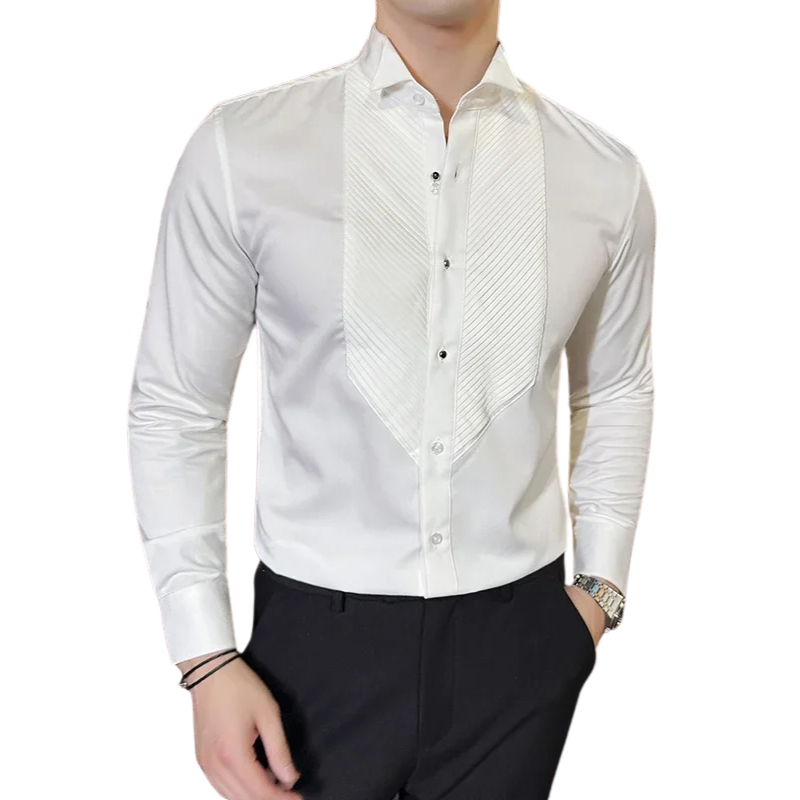Chemise Smoking, Chemise Homme, Chemise Habillée, Chemise de Smoking Slim Homme Maximus, Chemise de Smoking Slim Homme, Chemise de Smoking Homme, Chemise de Smoking, Chemise