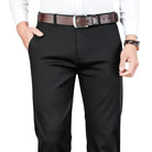 pantalon homme casual chic, pantalon homme habillé, pantalon homme confortable, pantalon homme léger, pantalon homme coton polyester