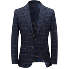 veste homme carreaux, veste homme bleu marine, veste homme élégante, veste homme casual chic, blazer homme







