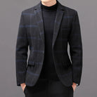 veste homme carreaux, veste homme élégante, veste homme décontractée chic, veste homme coton polyester, blazer homme à motifs







