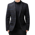 veste homme carreaux, veste homme élégante, veste homme décontractée chic, veste homme coton polyester, blazer homme à motifs







