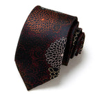 cravate imprimée en soie, cravate élégante, accessoire homme de luxe, cravate sophistiquée, cravate VanGise
