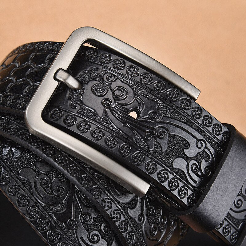 ceinture homme cuir détaillé, ceinture cuir véritable, accessoire homme élégant, ceinture polyvalente, ceinture décontractée