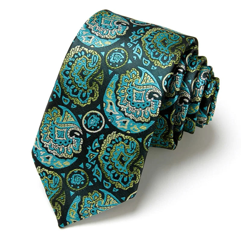 cravate imprimée en soie, cravate élégante, accessoire homme de luxe, cravate sophistiquée, cravate VanGise