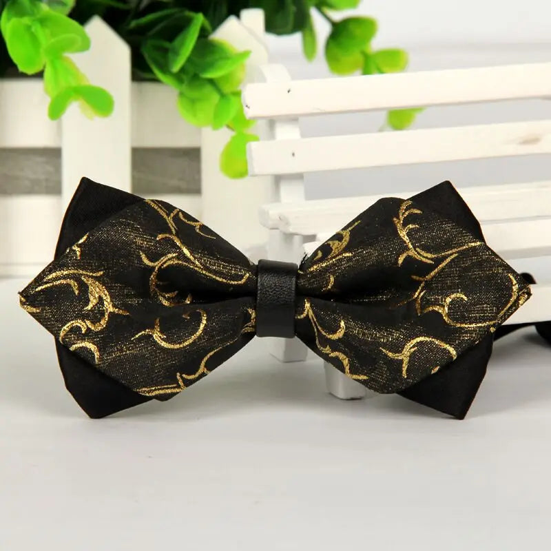nœud papillon imprimé, accessoire homme moderne, nœud papillon élégant, nœud papillon en polyester, nœud papillon unique