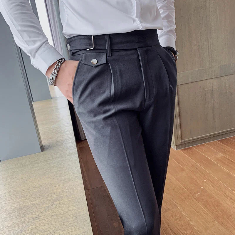 pantalon tailleur premium, pantalon homme slim, pantalon homme élégant, pantalon de costume, pantalon homme formel