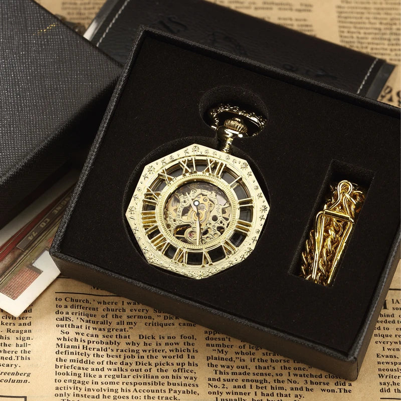 Montre pour homme, Montre luxueuse, Montre de luxe, Montre de poche vintage, Montre de poche argentée, Montre de poche mécanique classique, Montre de poche hexagonale