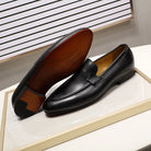 mocassin homme cuir, mocassin minimaliste, mocassin en cuir véritable, mocassin confortable, mocassin casual chic