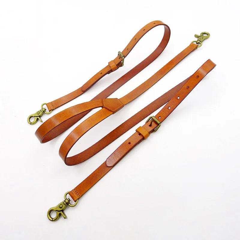 bretelles homme cuir, bretelles marron clair, accessoire élégant homme, bretelles cuir véritable, bretelles polyvalentes