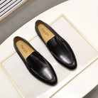mocassin homme cuir, mocassin minimaliste, mocassin en cuir véritable, mocassin confortable, mocassin casual chic