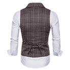 gilet homme carreaux, gilet homme élégant, gilet homme casual chic, veste sans manches homme, gilet homme coton