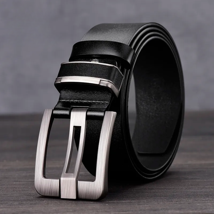 ceinture homme casual, ceinture en cuir PU, accessoire homme moderne, ceinture polyvalente, ceinture décontractée élégante