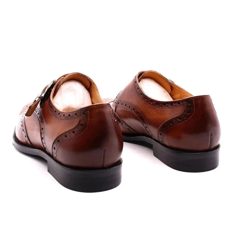 chaussure homme italienne, chaussure en cuir homme, chaussure de ville luxe, chaussure à boucle homme, chaussure formelle élégante