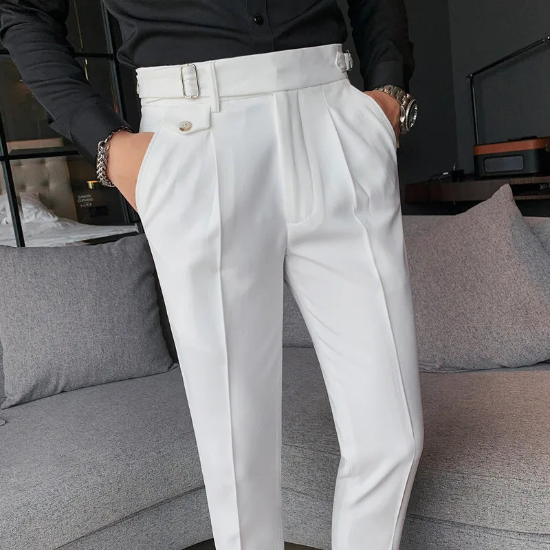 pantalon tailleur premium, pantalon homme slim, pantalon homme élégant, pantalon de costume, pantalon homme formel