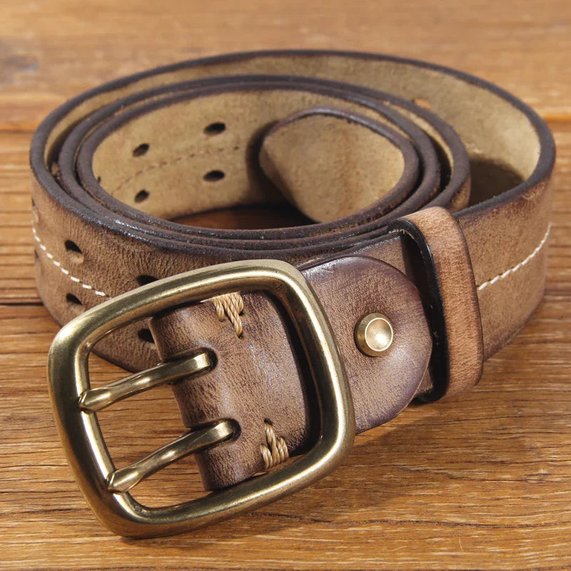 ceinture homme vintage, ceinture en cuir artisanale, ceinture fait main, accessoire homme élégant, ceinture en cuir véritable