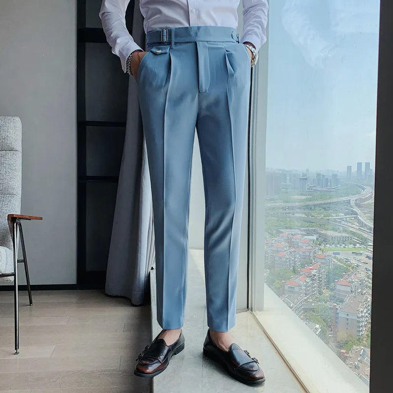 pantalon tailleur premium, pantalon homme slim, pantalon homme élégant, pantalon de costume, pantalon homme formel