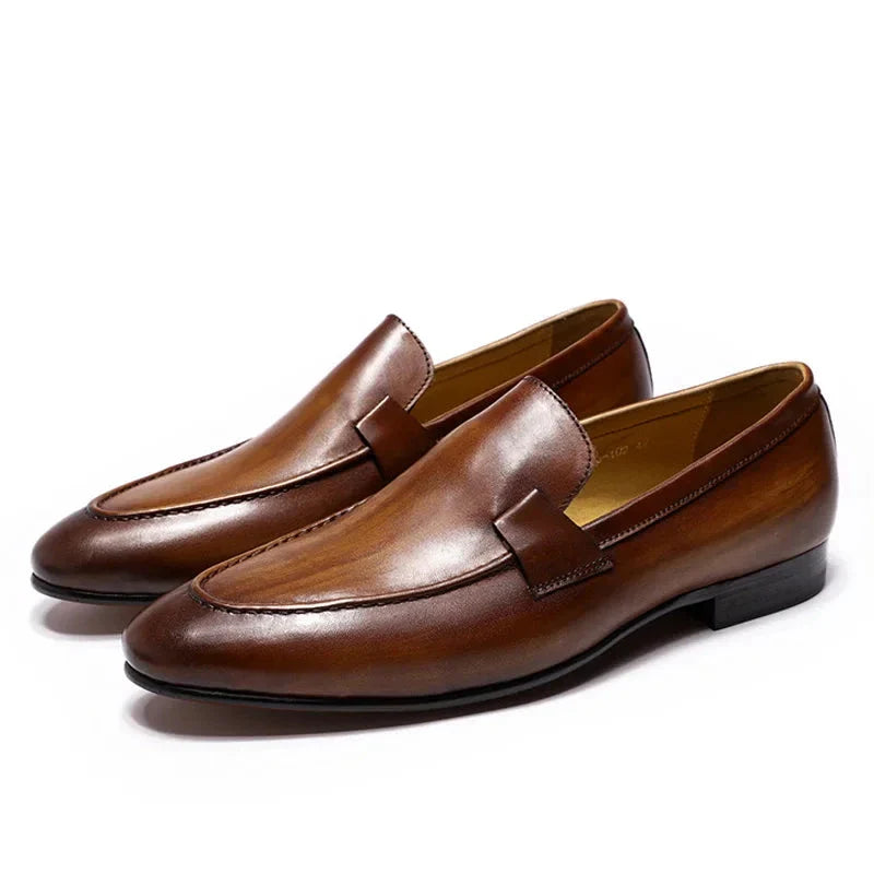 mocassin homme cuir, mocassin minimaliste, mocassin en cuir véritable, mocassin confortable, mocassin casual chic