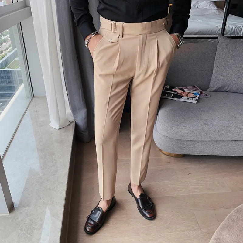 pantalon tailleur premium, pantalon homme slim, pantalon homme élégant, pantalon de costume, pantalon homme formel