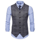 gilet homme carreaux, gilet homme élégant, gilet homme casual chic, veste sans manches homme, gilet homme coton