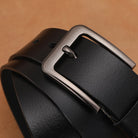 ceinture homme formelle, ceinture en cuir synthétique, accessoire homme élégant, ceinture boucle premium, ceinture polyvalente
