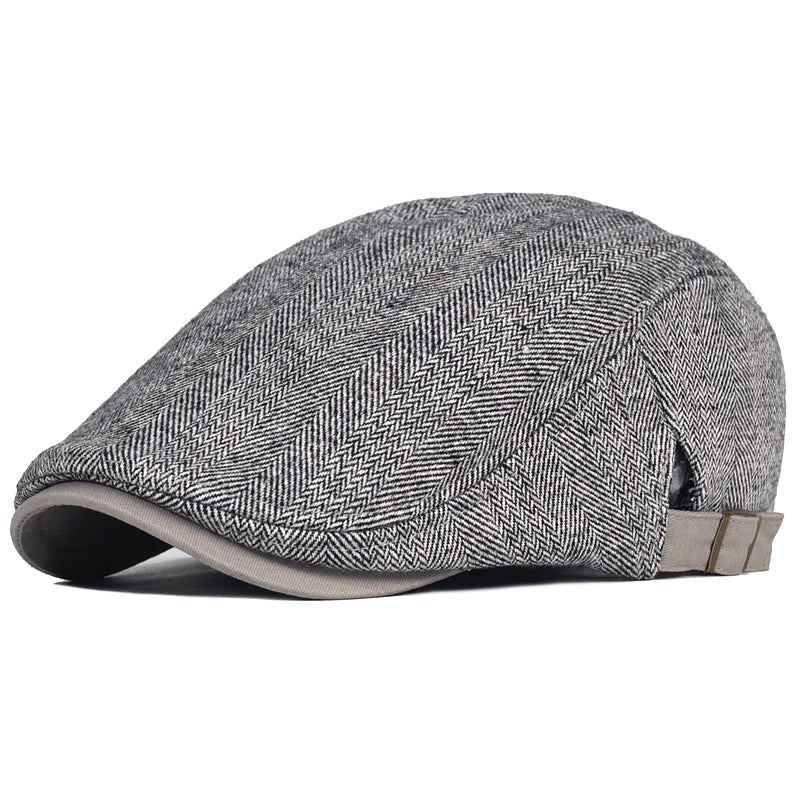 béret homme casual, béret en laine et polyester, accessoire homme élégant, béret hiver homme, béret ajustable