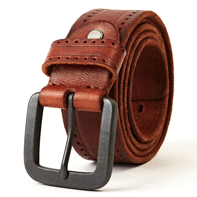 ceinture homme vintage, ceinture cuir véritable, accessoire homme élégant, ceinture polyvalente, ceinture robuste