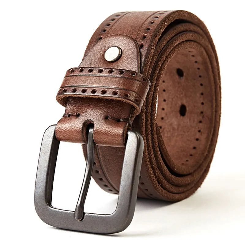 ceinture homme vintage, ceinture cuir véritable, accessoire homme élégant, ceinture polyvalente, ceinture robuste